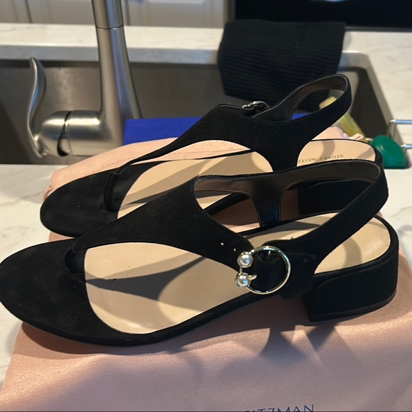 Stuart Weitzman Black Women's Sandals Only worn once (pls see photos) - Picture 7 of 7
